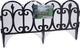 ProGarden Palisada płotek ogrodowy 60x30 cm 4 szt. uniwersalny 2
