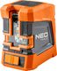 Neo Laser krzyżowy 75-101 czerwony 15 m 1