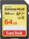 Karta SanDisk Extreme Plus SDXC 64 GB Class 10 UHS-I/U3 V30 (SDSDXW6-064G-GNCIN) 1