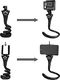 Selfie stick monkeystick monkeystick black Flexibler Selfie Stick 3