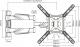 Reflecta Uchwyt ścienny Flexo 55-4040T 23'' - 55'' 2