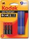 Latarka Kodak Mini Latarka Ręczna Kodak 9 Led Ip62 25m + 3x Aaa - Niebieska 1