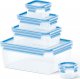 Emsa Emsa Food Clip&Close 508568 5 pcs. Set transparent/blue 8