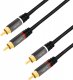 Kabel LogiLink RCA (Cinch) x2 - RCA (Cinch) x2 10m czarny (CA1209) 1