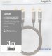 Kabel LogiLink RCA (Cinch) x2 - RCA (Cinch) x2 3m czarny (CA1206) 3