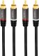 Kabel LogiLink RCA (Cinch) x2 - RCA (Cinch) x2 5m czarny (CA1207) 1