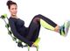 inSPORTline Kołyska do mięśni brzucha inSPORTline AB Perfect Twist Kolor Czerwony 5