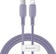 Kabel USB Baseus USB-C - Lightning 1 m Fioletowy (CATLDC-05) 1