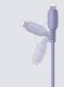 Kabel USB Baseus USB-C - Lightning 1 m Fioletowy (CATLDC-05) 13