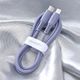 Kabel USB Baseus USB-C - Lightning 1 m Fioletowy (CATLDC-05) 7