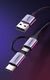 Kabel USB Ugreen USB-A - microUSB + USB-C 1 m Czarny (30875) 2