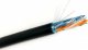 Digitus Kabel teleinformatyczny F/UTP kat.6 PE AWG 23/1 szpula czarny zewnętrzny żelowany DK-TP622 /305m/ 4