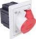 PCE Gniazdo tablicowe z puszką 32A 5P 400V /80x97/ szare IP44 TWIST 425-6pkg 1