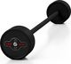 Marbo Sport Sztanga prosta Steel Rubber Barbell 25kg czarna 1