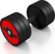 Marbo Sport Steel Rubber Dumbbell 25kg 1