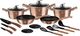 Berlinger Haus Zestaw garnków METALLIC ROSE GOLD [BH-6161] 1