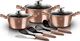 Berlinger Haus Zestaw garnków METALLIC ROSE GOLD [BH-6161] 1