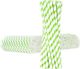 GSG słomki papierowe BIO ekologiczne PAPER STRAWS grube 8/205mm biało-zielone 500 sztuk (1009897) 1