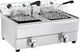 Royal Catering Frytkownica frytownica gastronomiczna dwukomorowa z kranami 230V 2x16L 2