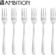 Ambition Widelczyki deserowe 6-elementów do ciasta sztućce AMBITION WAVE uniwersalny 2