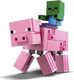 LEGO Minecraft BigFig Świnka i mały zombie (21157) 2