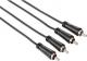 Kabel Hama RCA (Cinch) x2 - RCA (Cinch) x2 1.5m czarny (991222720000) 1