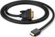 Kabel Ugreen HDMI - DVI-D 1m czarny (30116) 1