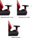 Fotel IMBA Seat Warrior Czerwony 8