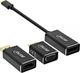 Adapter USB InLine USB-C - DisplayPort Czarny  (64109B) 1