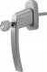Olympia Fenstergriff mit Schloss FGS 100, silber 1