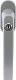 Olympia Fenstergriff mit Schloss FGS 100, silber 2