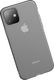Baseus Baseus Jelly matowo przezroczyste żelowe etui pokrowiec iPhone 11 czarny (WIAPIPH61S-GD01) uniwersalny 5