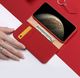 Dux Ducis DUX DUCIS Wish skórzane etui pokrowiec ze skóry naturalnej iPhone 11 Pro czerwony uniwersalny 3