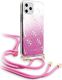 Guess Guess GUHCN65WO4GPI iPhone 11 Pro Max różowy/pink hard case 4G Gradient uniwersalny 1