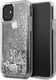 Guess Guess GUHCN61GLHFLSI iPhone 11 srebrny/silver hard case Glitter Hearts uniwersalny 1