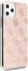 Guess Guess GUHCN58PCU4GLPI iPhone 11 Pro różowy/pink hard case 4G Glitter uniwersalny 3