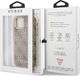 Guess Guess GUHCN61G4GB iPhone 11 brązowy/brown hard case 4G Collection uniwersalny 7