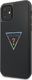 Guess Guess GUHCN61TRMLBK iPhone 11 czarny/black hard case Triangle Glitter uniwersalny 2
