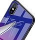 Hurtel Gradient Glass etui pokrowiec nakładka ze szkła hartowanego iPhone XS Max różowo-fioletowy uniwersalny 10