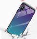 Hurtel Gradient Glass etui pokrowiec nakładka ze szkła hartowanego iPhone XS / iPhone X różowo-fioletowy uniwersalny 6