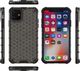 Hurtel Honeycomb etui pancerny pokrowiec z żelową ramką iPhone 11 czarny uniwersalny 11