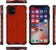 Hurtel Honeycomb etui pancerny pokrowiec z żelową ramką iPhone 11 czerwony uniwersalny 11