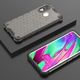 Hurtel Honeycomb etui pancerny pokrowiec z żelową ramką Samsung Galaxy A40 czarny uniwersalny 11