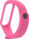 Hurtel Zamienna silikonowa opaska pasek do Xiaomi Mi Band 4 / Mi Band 3 różowy uniwersalny 2