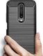 Hurtel Carbon Case elastyczne etui pokrowiec Xiaomi Redmi K30 czarny uniwersalny 6