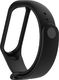 Hurtel Zamienna silikonowa opaska pasek do Xiaomi Mi Band 4 / Mi Band 3 czarny uniwersalny 2