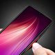 Hurtel Gradient Glass etui pokrowiec nakładka ze szkła hartowanego Xiaomi Redmi Note 8 Pro różowo-fioletowy uniwersalny 3