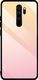 Hurtel Gradient Glass etui pokrowiec nakładka ze szkła hartowanego Xiaomi Redmi Note 8 Pro różowy uniwersalny 1