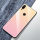 Hurtel Gradient Glass etui pokrowiec nakładka ze szkła hartowanego Xiaomi Redmi Note 7 różowy uniwersalny 16