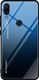 Hurtel Gradient Glass etui pokrowiec nakładka ze szkła hartowanego Xiaomi Redmi Note 7 czarno-niebieski uniwersalny 1